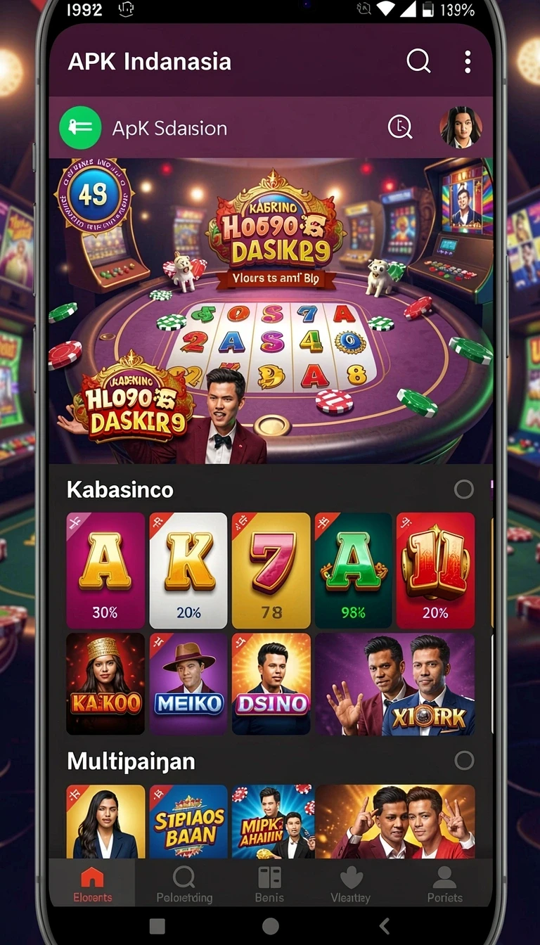 Galeri pratinjau visual miminbet build APK resmi terbaru